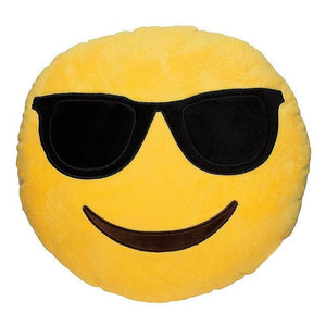 Funny Cute emoji pillow plush pillow coussin cojines emoji gato Round Cushion emoticono smiley Pillow Stuffed Plush almofada Hot