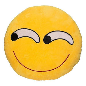 Funny Cute emoji pillow plush pillow coussin cojines emoji gato Round Cushion emoticono smiley Pillow Stuffed Plush almofada Hot