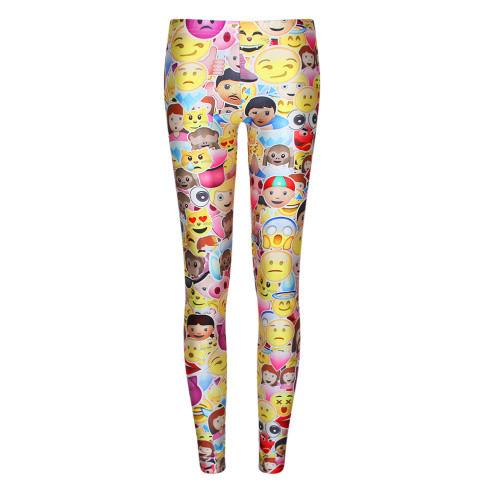 EAST KNITTING New Fashion Women Pants Emoji Clothes 3d Print Leggings Casual Hiphop Sweatpants Trousers