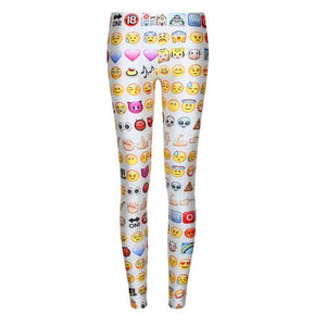 EAST KNITTING New Fashion Women Pants Emoji Clothes 3d Print Leggings Casual Hiphop Sweatpants Trousers