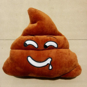 Free Shipping Hot Sale Cute Stuffed Plush Poop pillow coussin caca Poo cojines coussin Emotion pillow cushion Emoji pillows