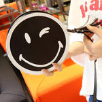 Fashion Women Bag Cartoon Emoji Smiley Printed Round Cross body Bag Messenger Bag Brand Designer Handbag Lady Small Shoulder Bag