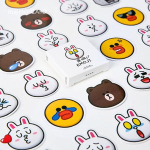 45 pcs/pack EMOJI Adhesive Stickers