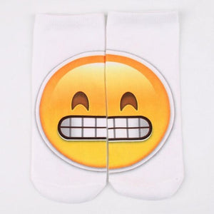 3D Emoji Socks Funny Printing Unisex