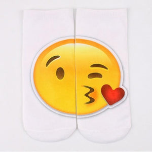 3D Emoji Socks Funny Printing Unisex