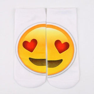 3D Emoji Socks Funny Printing Unisex