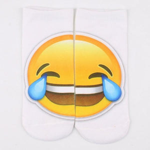 3D Emoji Socks Funny Printing Unisex