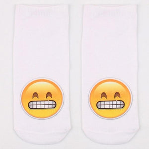 3D Emoji Socks Funny Printing Unisex