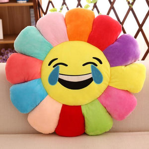 Creative 3d Flower Chair Seat Cushions Pillow Home Decor For Sofas, Fashion Emoji Pillow Cushion Pad Smiley Emoticon Cushion