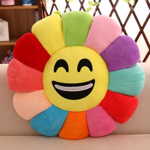 Creative 3d Flower Chair Seat Cushions Pillow Home Decor For Sofas, Fashion Emoji Pillow Cushion Pad Smiley Emoticon Cushion