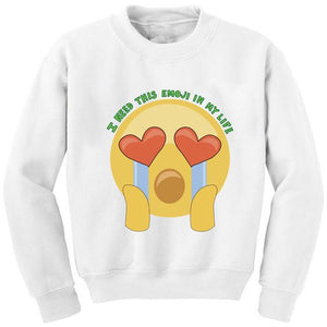 EAST KNITTING  Brand Men's  Autumn Long Sleeve Sweatshirts EMOJI Print Tops