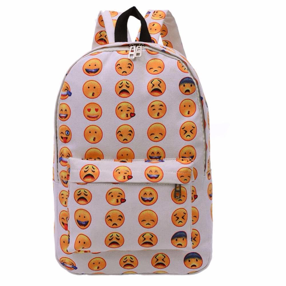 Fashion Emoji Backpack School