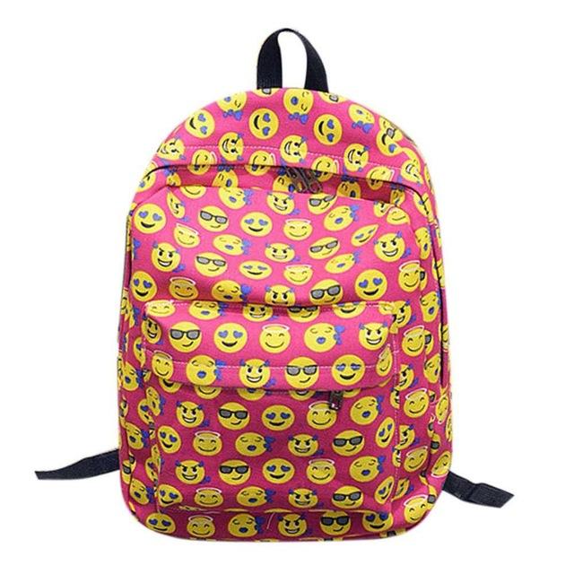 Fashion Emoji Backpack School