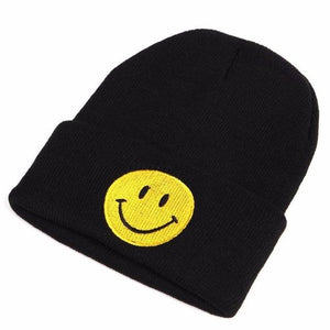 Hot! Emoji Knit Beanie Cap Adult Child Mens Winter Warm Hat Unisex Hip Hop Adjustable