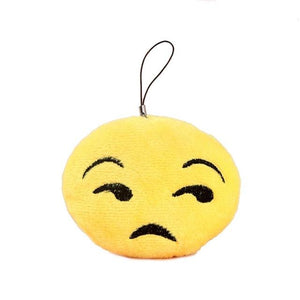 Fashion Soft Toy Keychain 10 styles Emoji Smiley Emoticon Amusing Key Chain Holder Keyring For Women Men Pendant Accessories