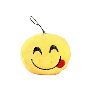 Fashion Soft Toy Keychain 10 styles Emoji Smiley Emoticon Amusing Key Chain Holder Keyring For Women Men Pendant Accessories