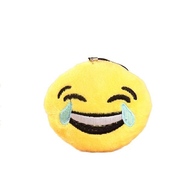 Fashion Soft Toy Keychain 10 styles Emoji Smiley Emoticon Amusing Key Chain Holder Keyring For Women Men Pendant Accessories