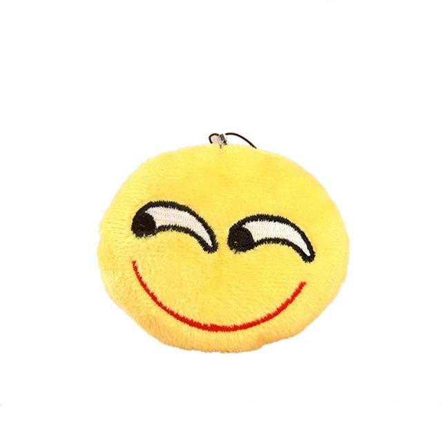 Fashion Soft Toy Keychain 10 styles Emoji Smiley Emoticon Amusing Key Chain Holder Keyring For Women Men Pendant Accessories