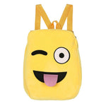 Optional Plush backpack toys for children Cute Emoji Emoticon Shoulder School Child Bag Backpack Satchel Rucksack