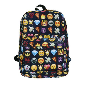 Emoji Shoulder Backpack For Teens