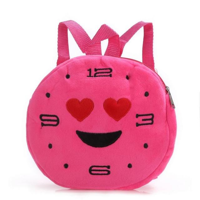 Xiniu backpacks for teenage girls school bags emoji face Cute Kids Emoticon School Villus Bag Satchel Backpack mochilas coleg#6M