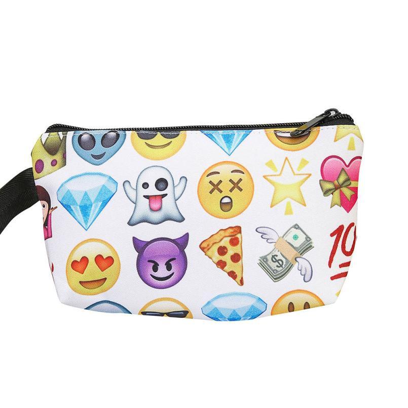 Emoji Thin Purse Clutch Wallet