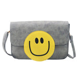 Leather Shoulder Bag Emoji Small Tote