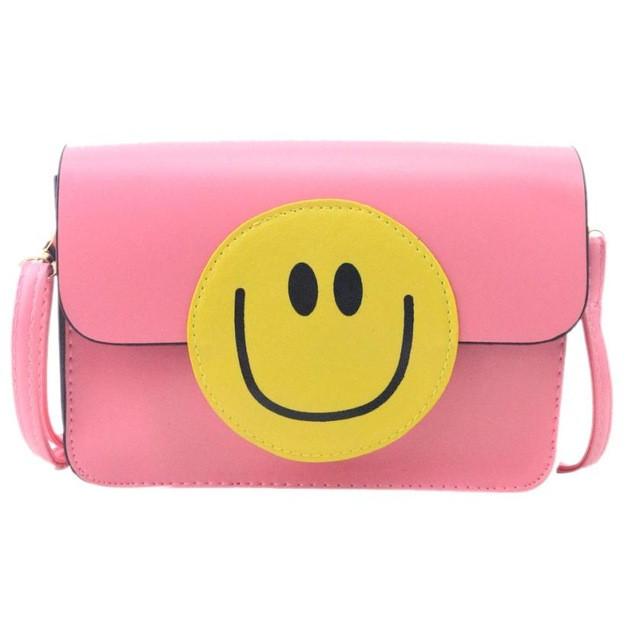 Leather Shoulder Bag Emoji Small Tote