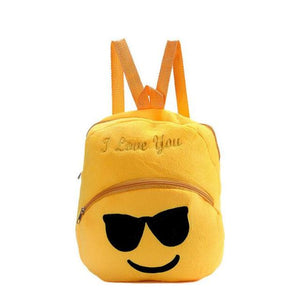 CHAMSGEND Plush Backpack Cute Emoji Shoulder School Child Bag Backpack Satchel Rucksack Toys For kids  High Quality WNov29