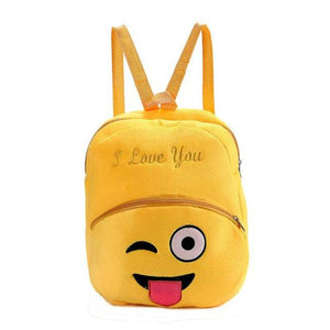 CHAMSGEND Plush Backpack Cute Emoji Shoulder School Child Bag Backpack Satchel Rucksack Toys For kids  High Quality WNov29