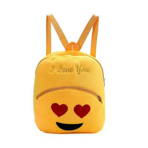 CHAMSGEND Plush Backpack Cute Emoji Shoulder School Child Bag Backpack Satchel Rucksack Toys For kids  High Quality WNov29