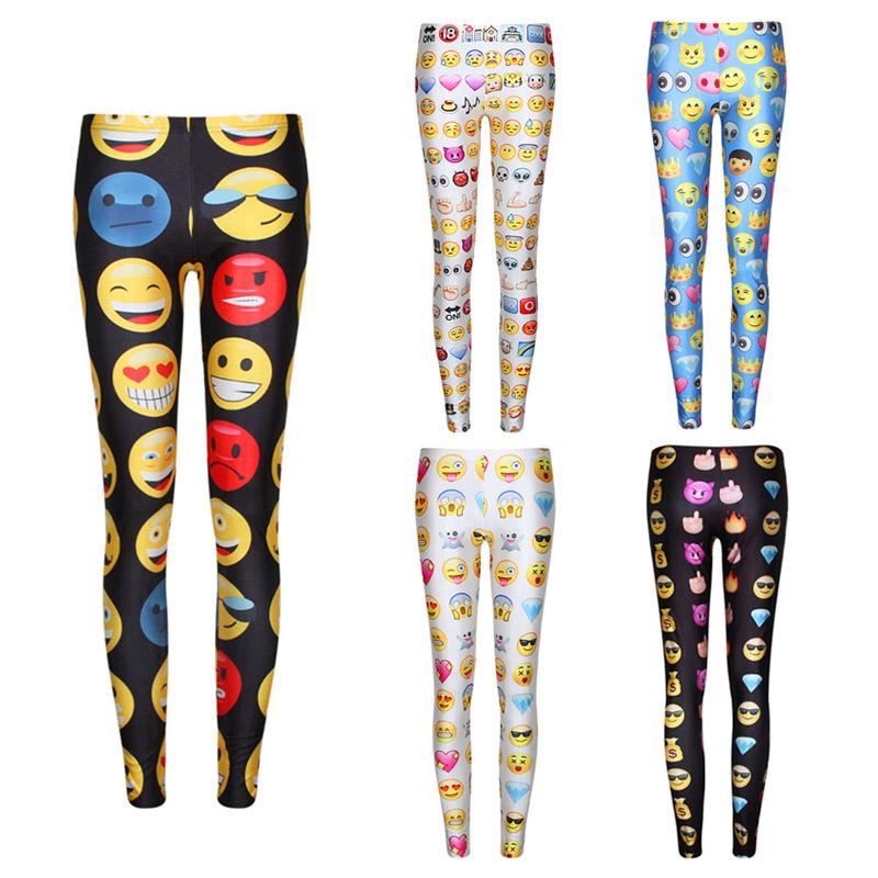 Emoji Women Leggings 3D Print