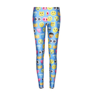 Emoji Women Leggings 3D Print