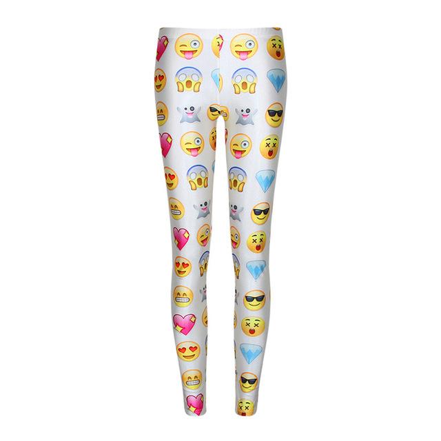 Emoji Women Leggings 3D Print