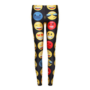 Emoji Women Leggings 3D Print