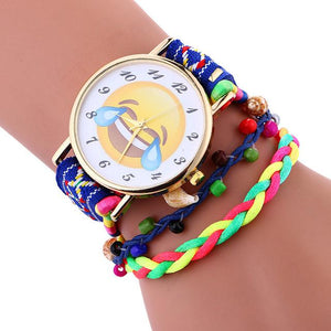 Stylish Cute Emoji Bracelet Watch