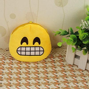 Emoji Face Printed Women Coin Purse Emoticon Change Wallets Purses Kids Wallet Key Purse Small Zipper Bag Carteira Feminino