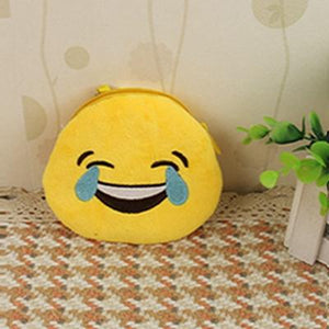 Emoji Face Printed Women Coin Purse Emoticon Change Wallets Purses Kids Wallet Key Purse Small Zipper Bag Carteira Feminino