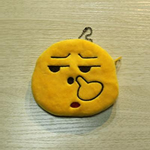 Emoji Face Printed Women Coin Purse Emoticon Change Wallets Purses Kids Wallet Key Purse Small Zipper Bag Carteira Feminino