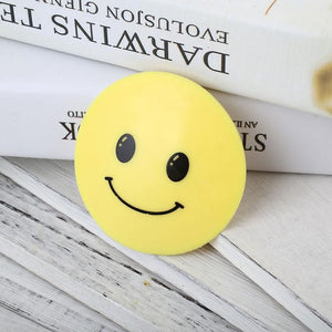 Big Size Emoji Rubber Wall Stickers Anti Collision Wall Decor Crash Protectors Pad Adesivo De Parede