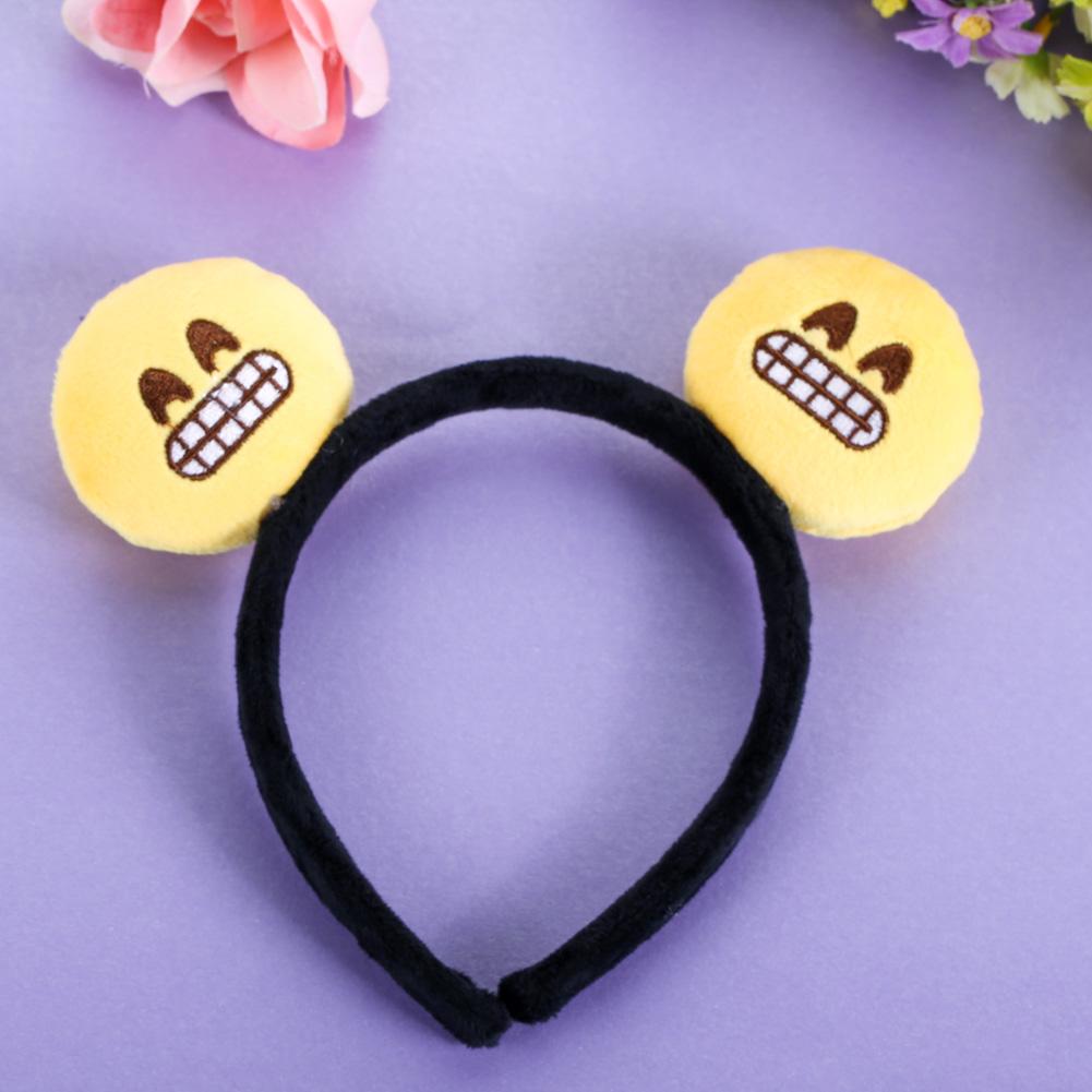 New Arrival Emoji Emoticon Cute Headband Hairpin Hair Clip Headwear Band Hairpin Women Girls Hair Styling Tool