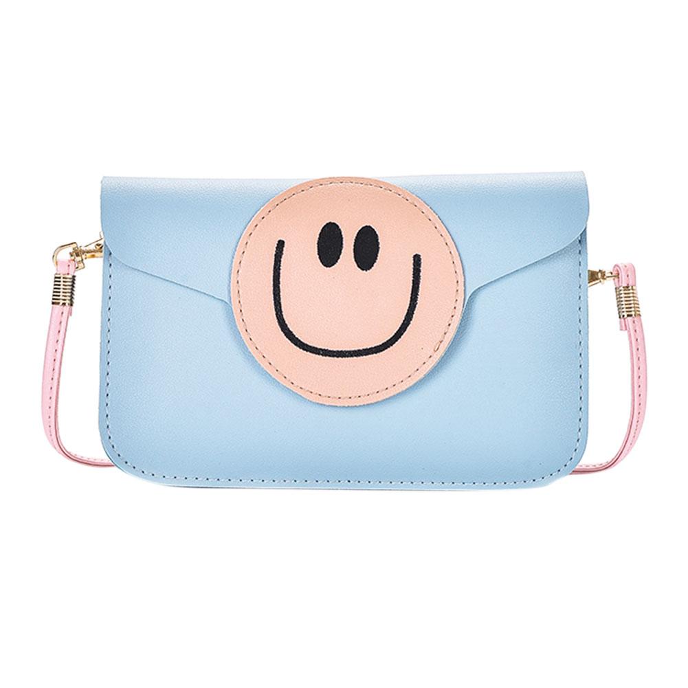 Smile Emoji Printed Envoope Bag  Women Leather Handbags Shoulder Crossbody Bag Clutch Bag Female PU Handbag bolsas femininas