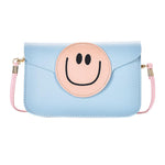 Smile Emoji Printed Envoope Bag  Women Leather Handbags Shoulder Crossbody Bag Clutch Bag Female PU Handbag bolsas femininas