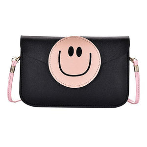 Smile Emoji Printed Envoope Bag  Women Leather Handbags Shoulder Crossbody Bag Clutch Bag Female PU Handbag bolsas femininas