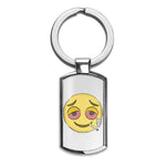 Stoned Emoji  Premium Stainless Steel Key Ring| Enjoy A Unique  & Personalized Key Hanger To Carry Your Keys W/ Style| Custom Quality Prints| Household Souvenirs By Styleart