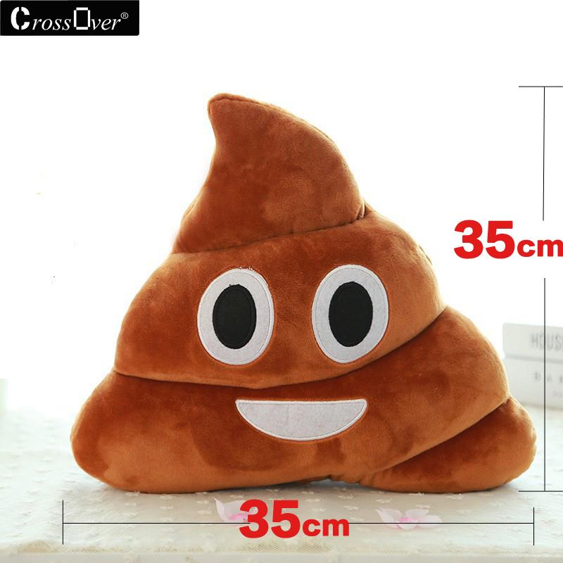 Free Shipping Hot Sale Cute Stuffed Plush Poop pillow coussin caca Poo cojines coussin Emotion pillow cushion Emoji pillows