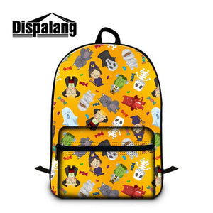 Dispalang Children School Bags For Teenagers Emoji Print Men Women Laptop Backpacks Students Shoulder Schoolbag Book Bag Mochila