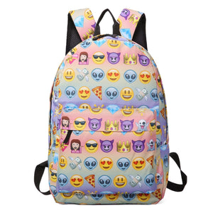 Emoji Polyester Utralight Backpack