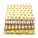 Emoji Smile Printed Polyester Cotton Textile