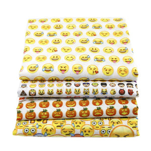 Emoji Smile Printed Polyester Cotton Textile